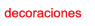 Decoraciones